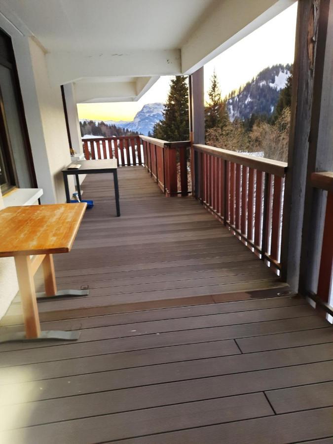 Les Terrasses Du Mont Blanc Lejlighed Le Praz de Lys Eksteriør billede